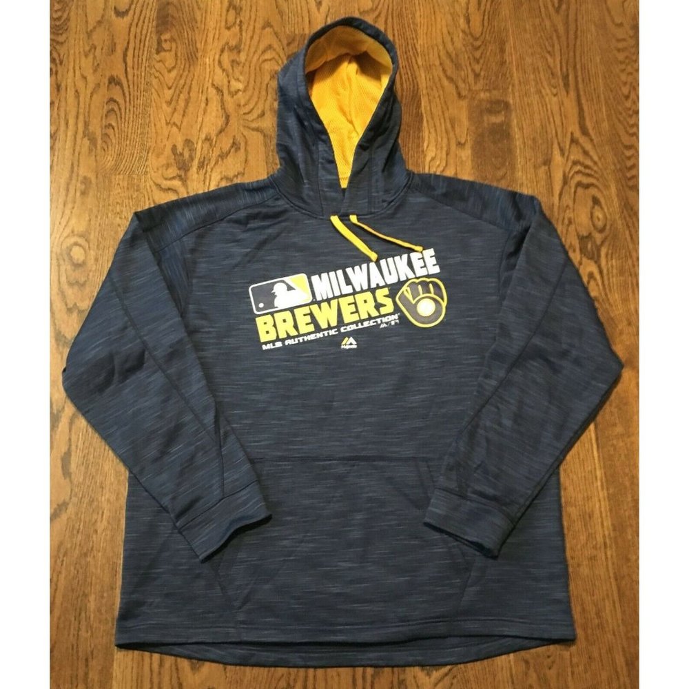 Milwaukee Brewers Game Worn Team Issued Hoodie